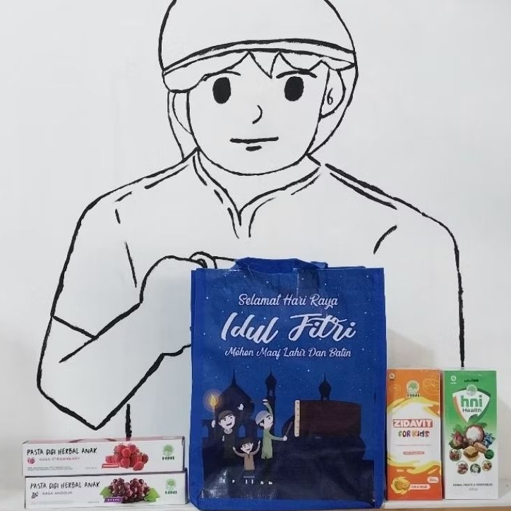 Tas Parcel Lebaran Idul Fitri Kecil