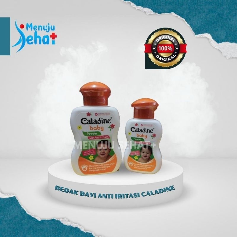 Caladine baby powder with anti irritant