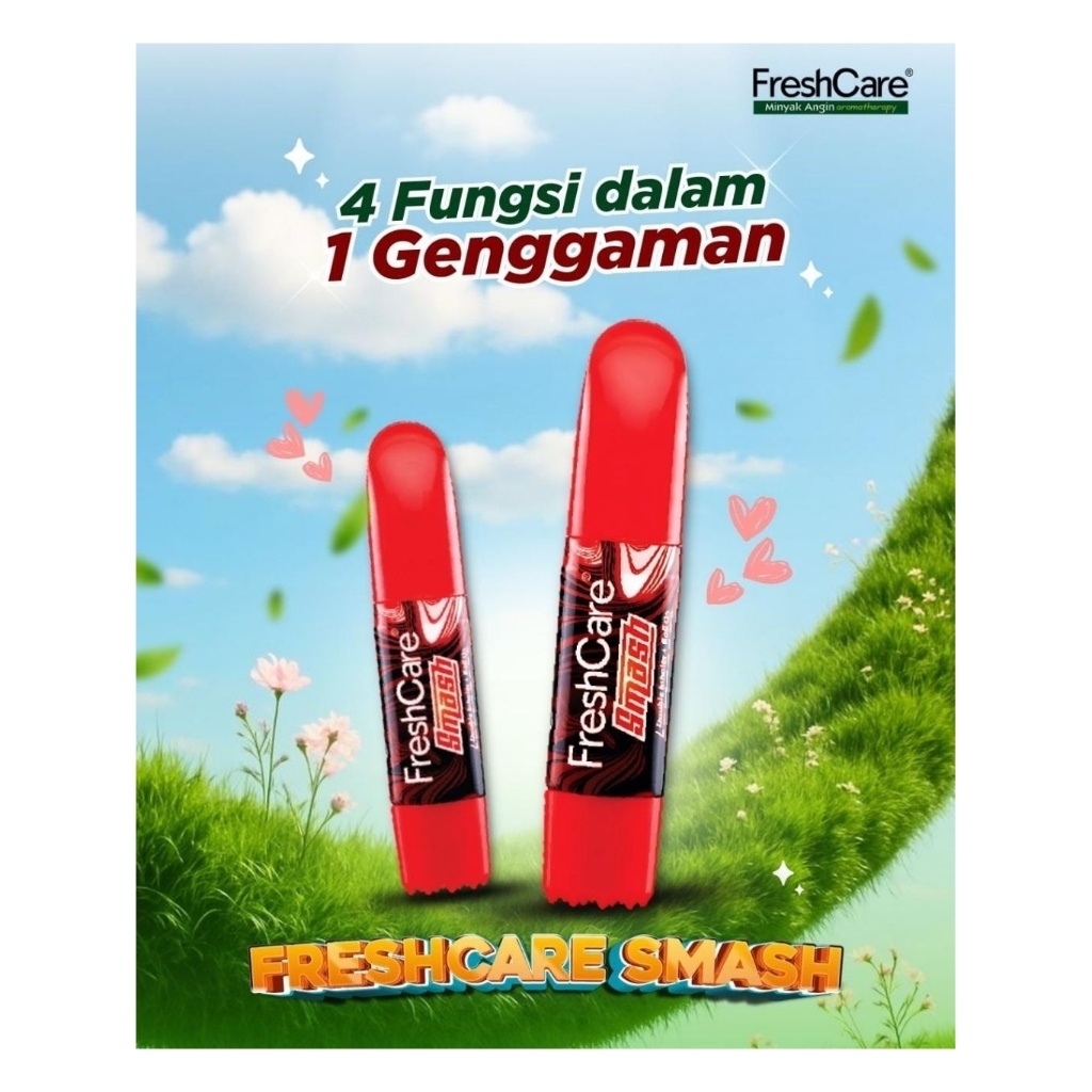 Freshcare Minyak Angin Aromaterapi Double Inhaler + Roll On